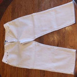 Plus size Ralph Lauren white jeans